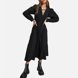 Top Shop dropped waist dress, size 2